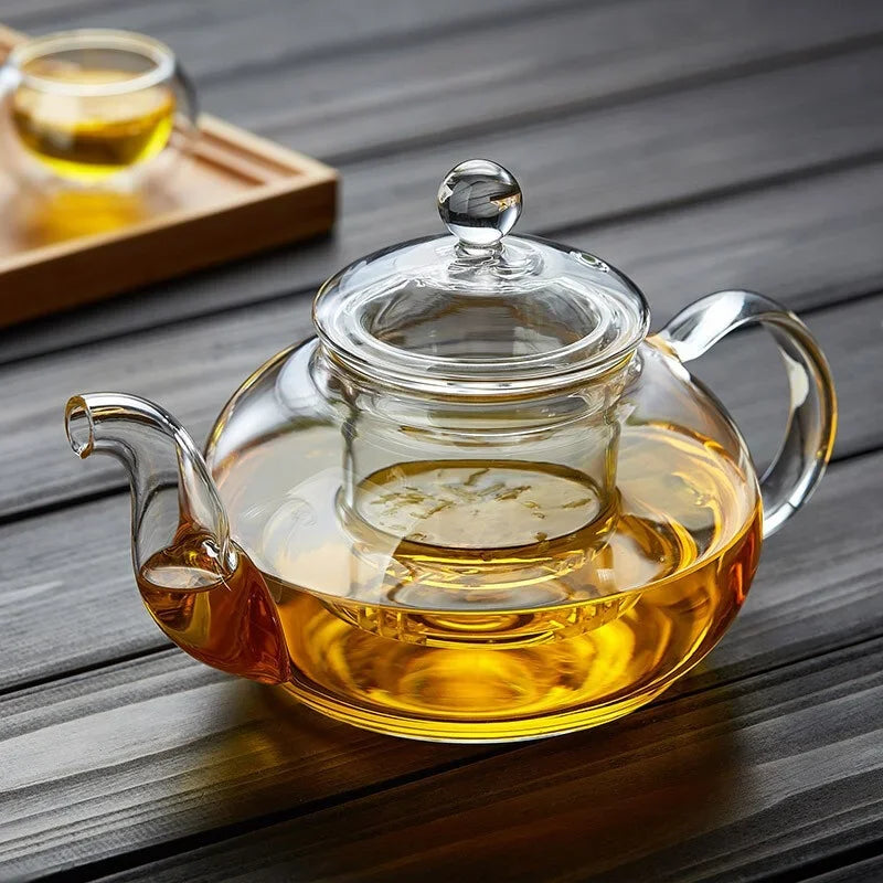 Bule para Chá de Vidro com Infusor