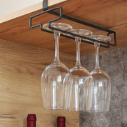 Suporte Elegante para Taças de Vinho - Sem Perfuração