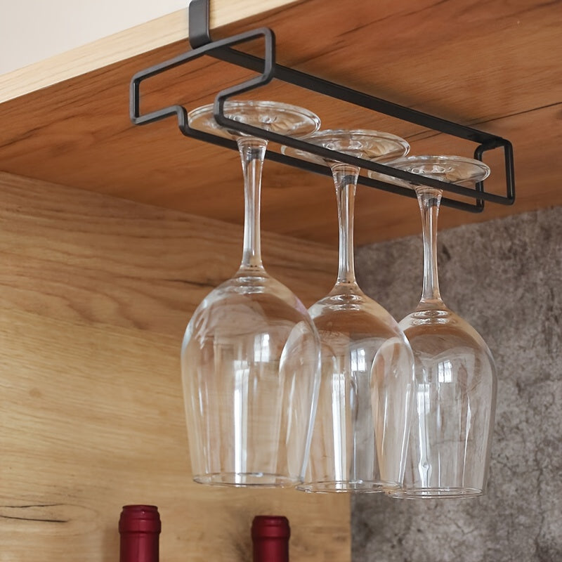 Suporte Elegante para Taças de Vinho - Sem Perfuração