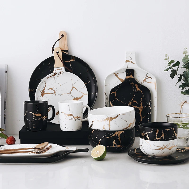 Linha Italiana Bandejas e Tigelas em Porcelana
