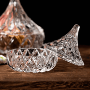 Pote Stand Decorativo de Vidro