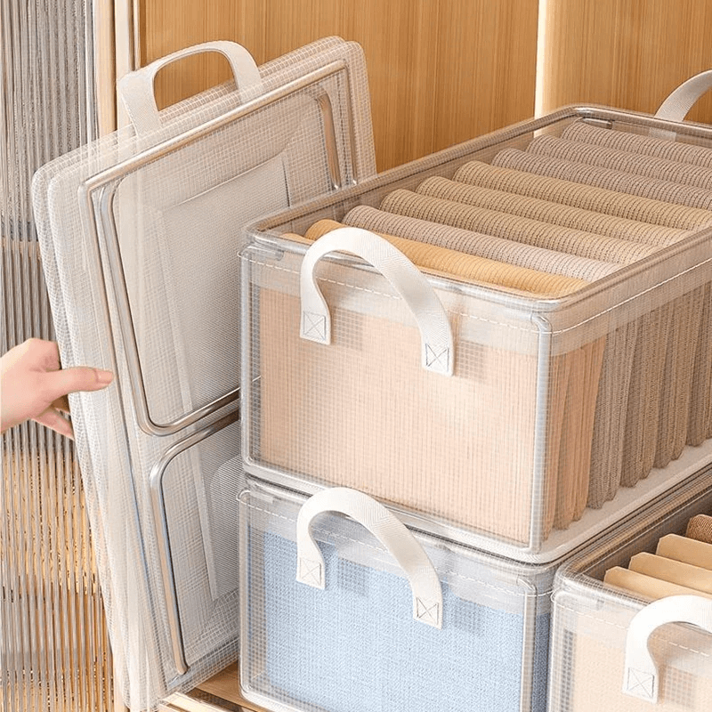 Organizador Dobrável de Roupas com Estrutura de Metal