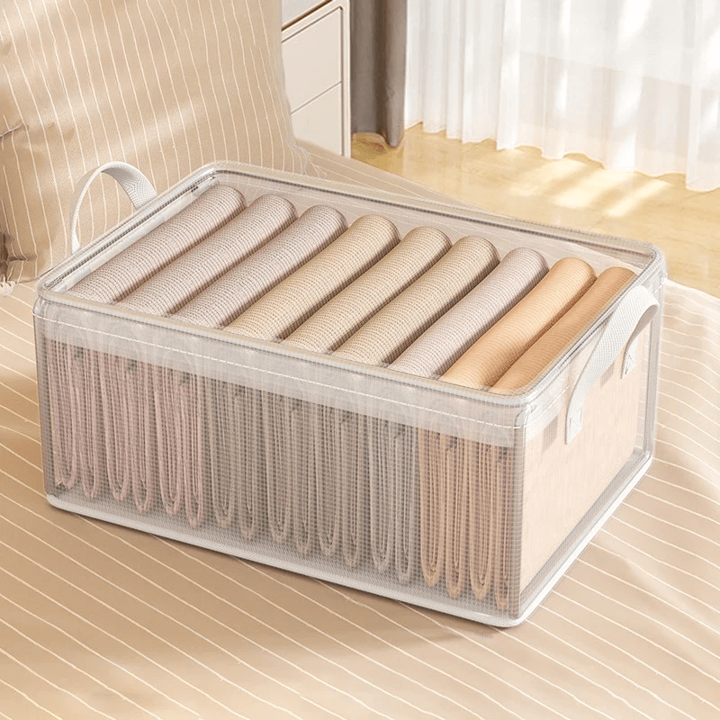 Organizador Dobrável de Roupas com Estrutura de Metal