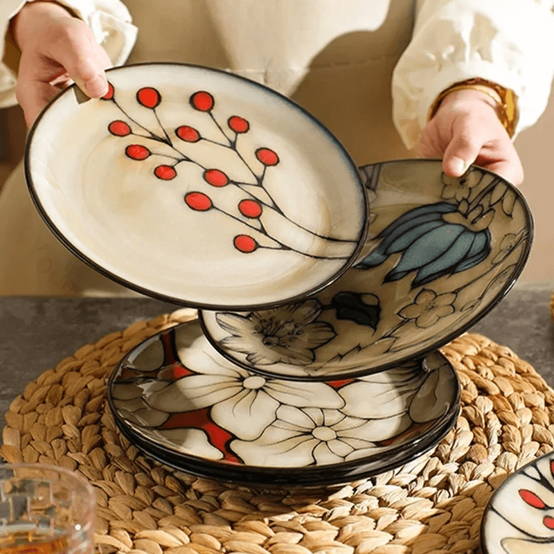 Prato Floralis em Porcelana