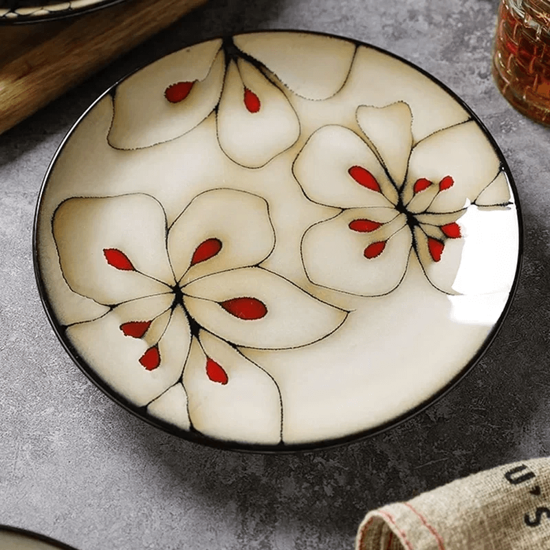 Prato Floralis em Porcelana