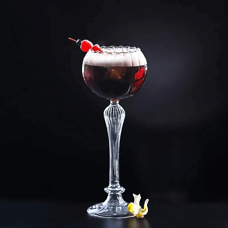 Conjunto Luxuoso de 2 Taças de Cristal 320ml para Coquetéis e Drinks