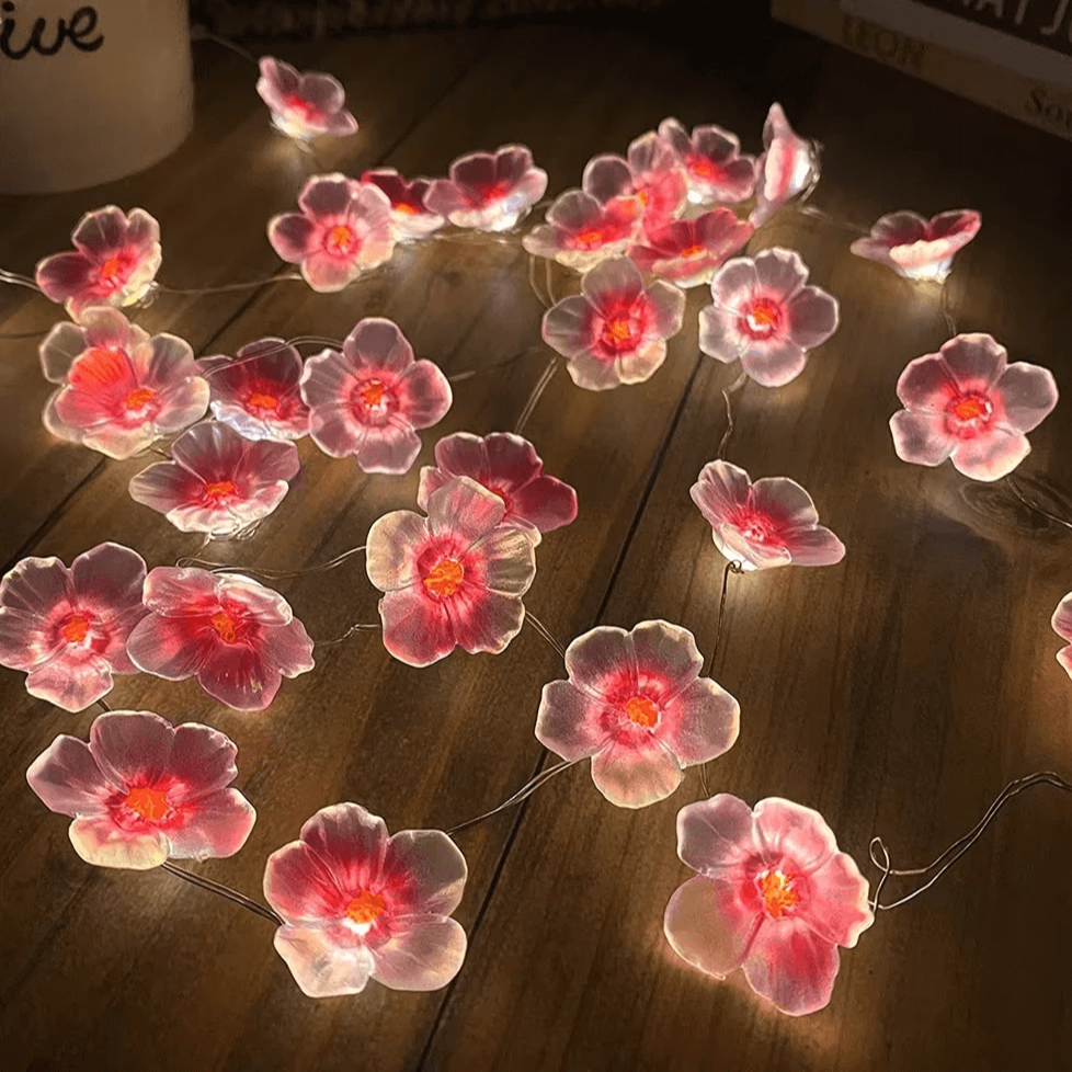 Guirlanda de Luzes Flor de Cerejeira LED