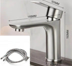 Torneira para Banheiro Quente e Frio em Inox