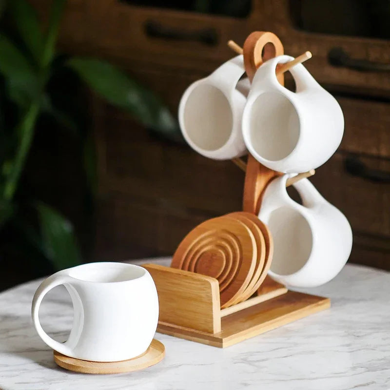 Conjunto Xícaras Modena 9 Peças