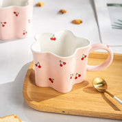 Caneca Cereja Pintada 320ml