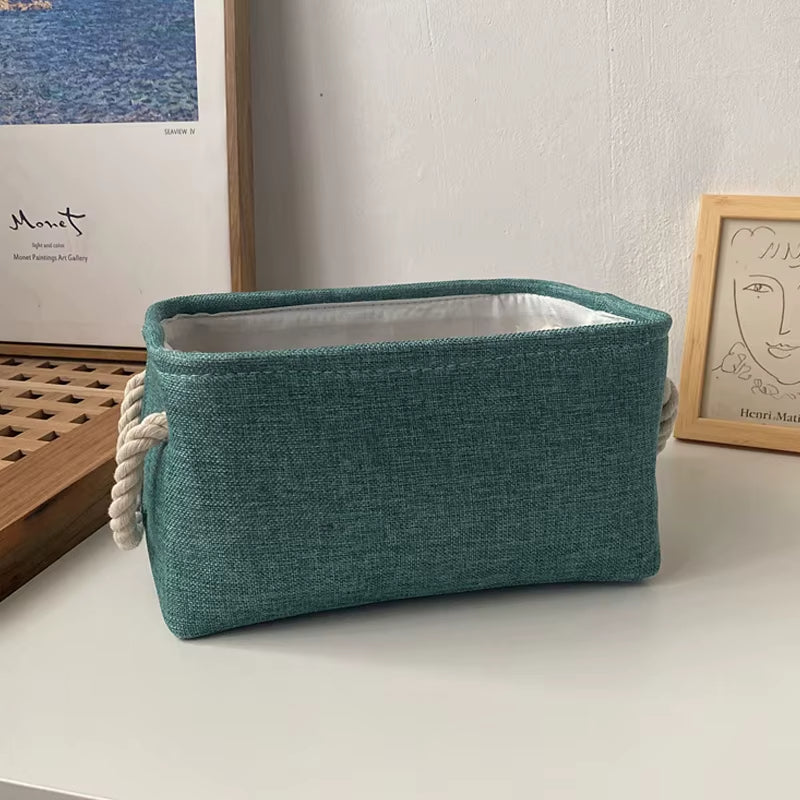 Caixa Organizadora de Linho Elegante