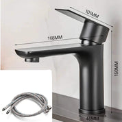 Torneira para Banheiro Quente e Frio em Inox