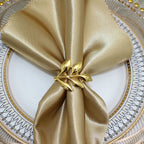 6 Anéis de Guardanapo em Metal 8 Modelos