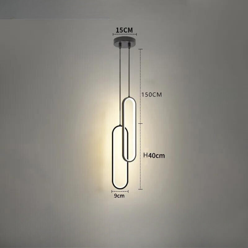 Pendente Minimalista Led Individual ou Kit 2 Pcs