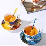 Conjunto Xícara Van Gogh - 3 Peças