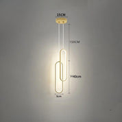 Pendente Minimalista Led Individual ou Kit 2 Pcs
