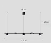 Luminária Pendente de Teto 5 Pontos de Luz