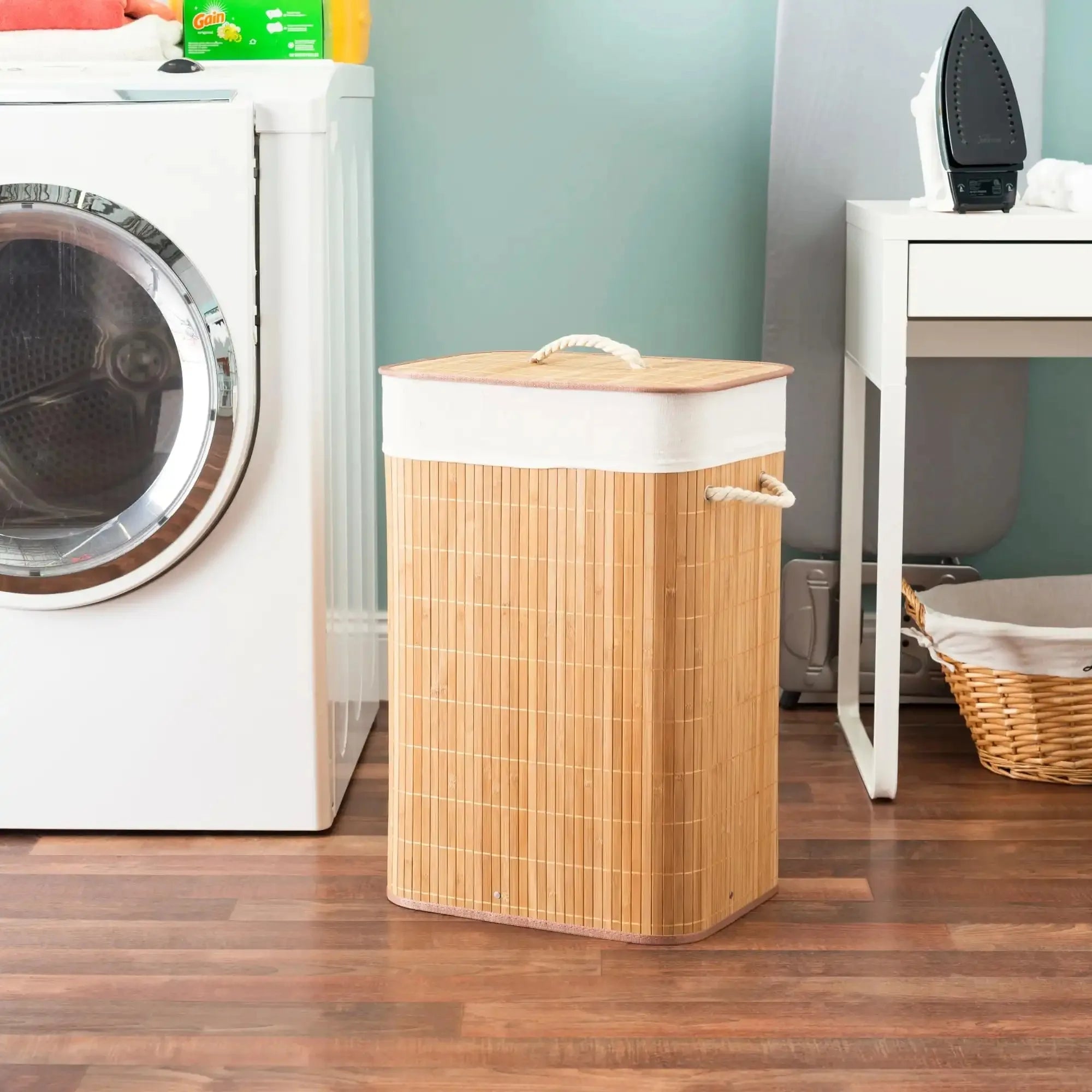 Cesto de Bambu Luxuoso para Organização Elegante