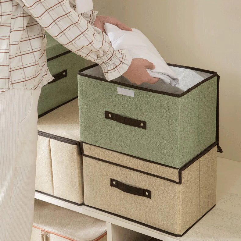 Caixa Organizadora Dobrável Multiuso para Roupas