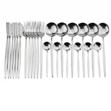 Kit Talheres Colors 24 Pcs em Inox