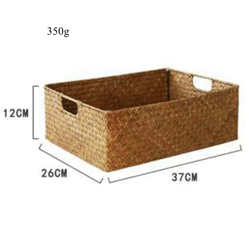 Cesta de Vime Natural para Organização e Decoração