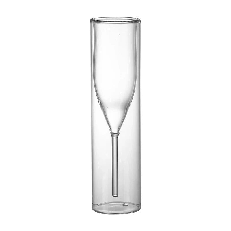 Taças Tubo de Cristal Kit 2 Pcs