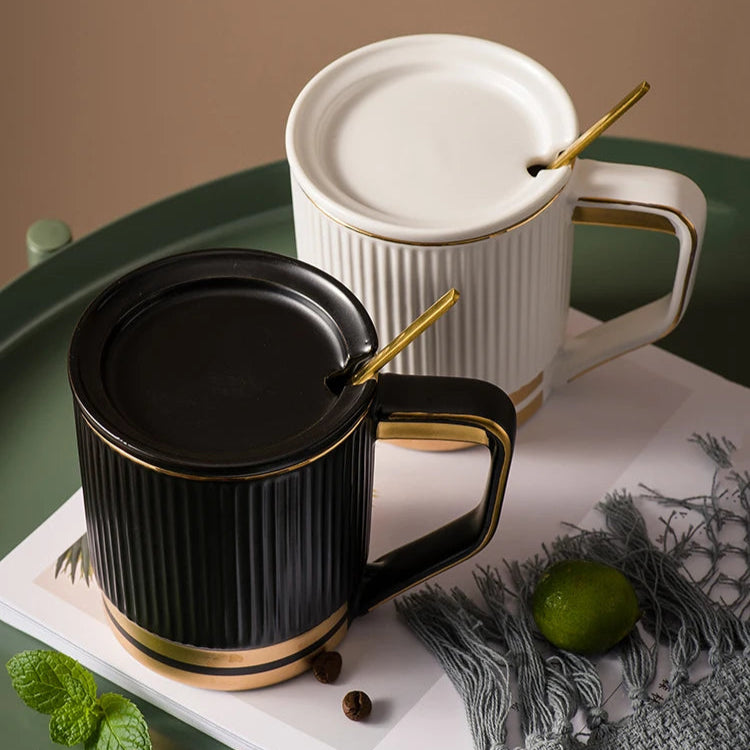 Caneca de Cerâmica Nordic Luxo - 3pcs