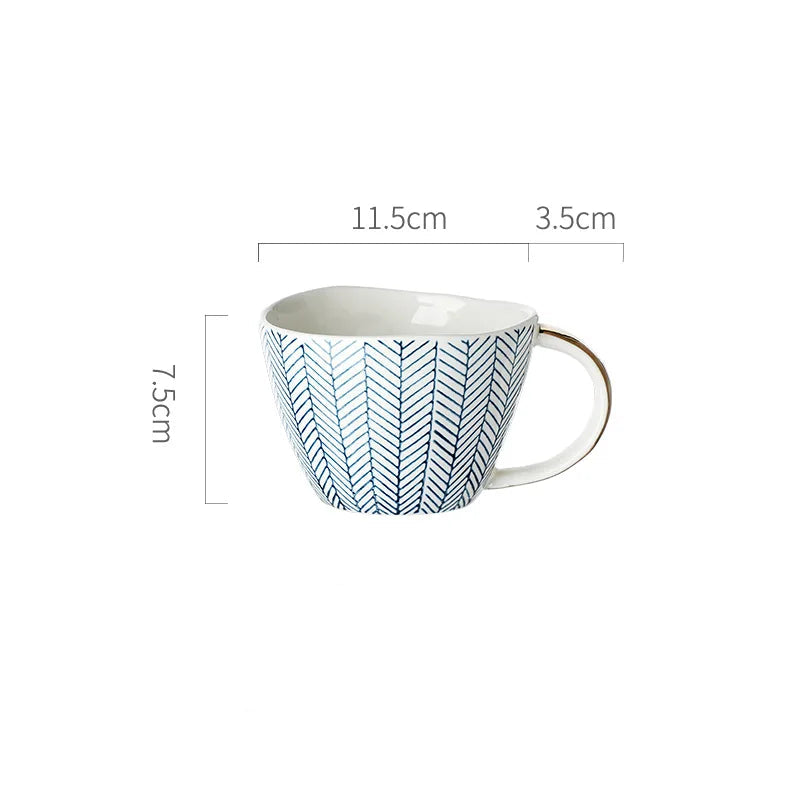 Caneca de Cerâmica Criativa 400ml - Design Moderno