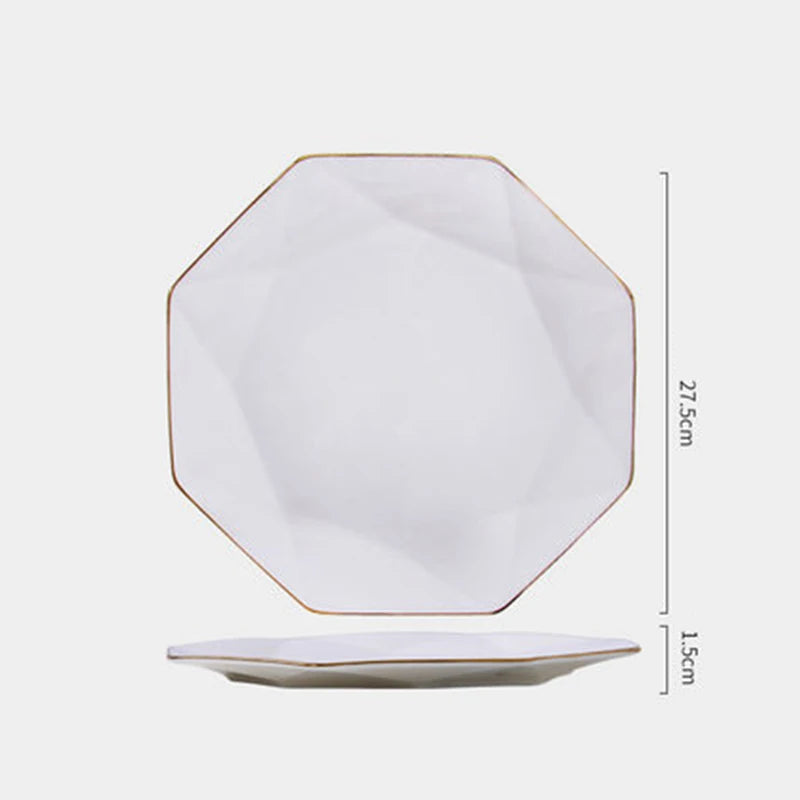 Prato Cerâmico Geometric
