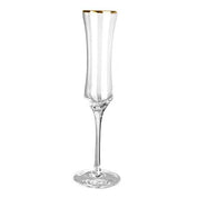 Taça de Champanhe Luxo Cristalina