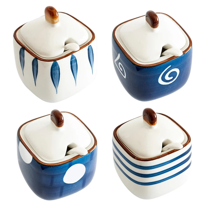 Kit Potes de Cerâmica para Temperos