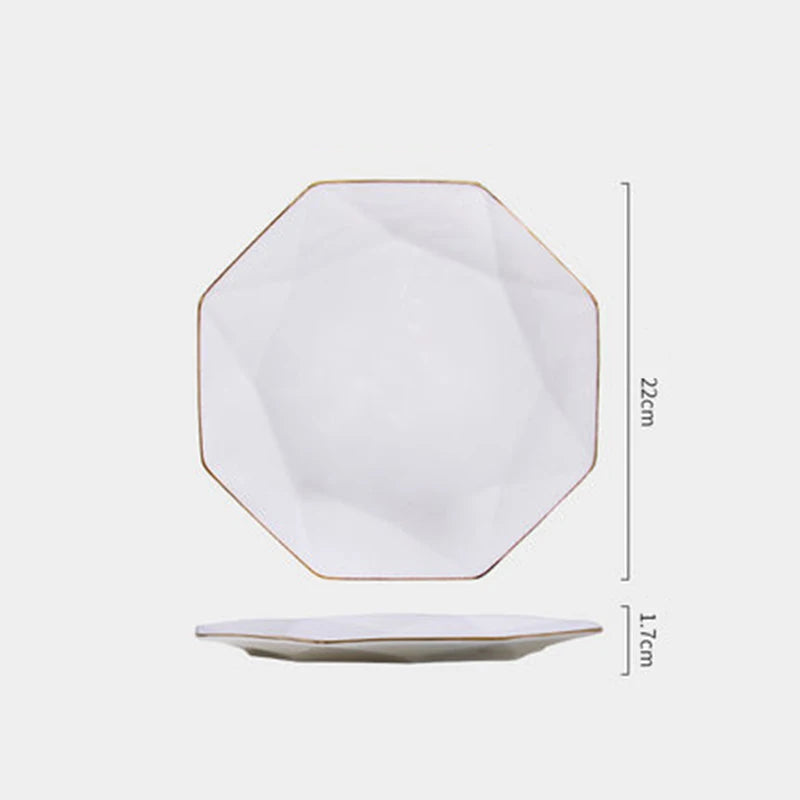 Prato Cerâmico Geometric