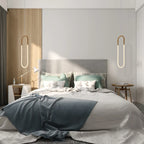 Luminária Minimalista de Luxo em Forma de U