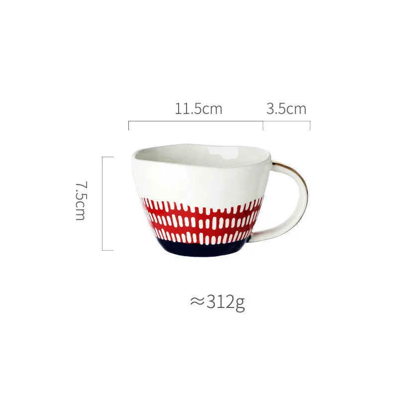 Caneca de Cerâmica Criativa 400ml - Design Moderno