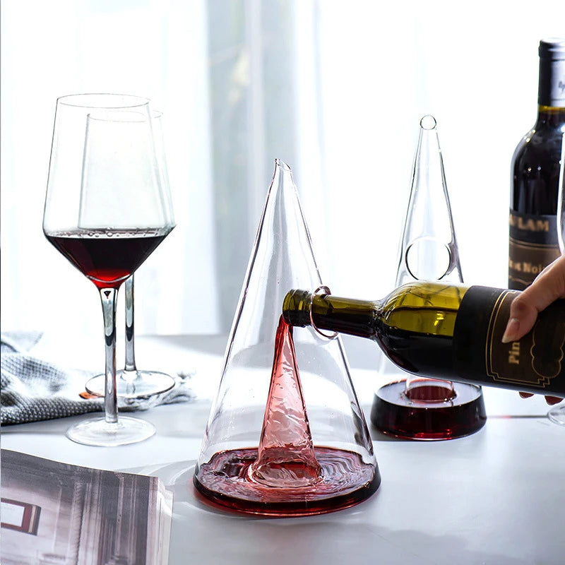 Decanter Pirâmide de Vidro