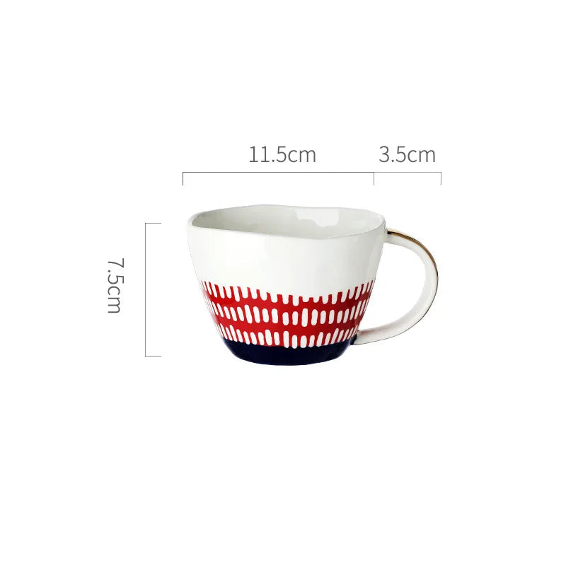 Caneca de Cerâmica Criativa 400ml - Design Moderno