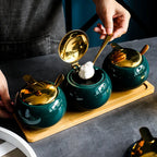 Kit Porta Condimentos 5 Peças