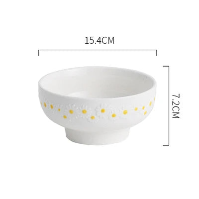 Linha Louças Margarida 5 Modelos em Cerâmica