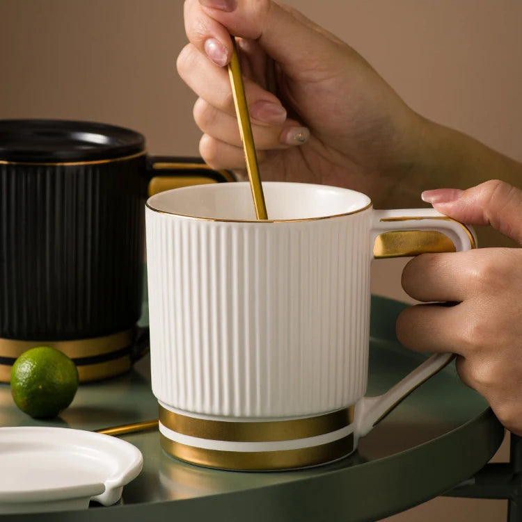 Caneca de Cerâmica Nordic Luxo - 3pcs