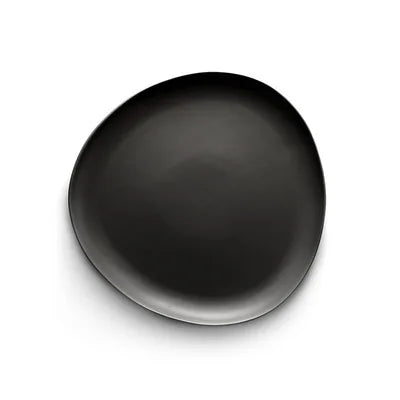 Prato de cerâmica japonês nórdico, conjunto de tigela triangular, para salada, restaurante, bife
