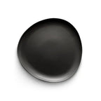 Prato de cerâmica japonês nórdico, conjunto de tigela triangular, para salada, restaurante, bife