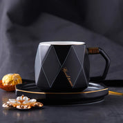 Conjunto Xícara Deluxe Porcelana -  3pcs