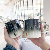 Caneca Moon em Cerâmica 400ml - 3pcs