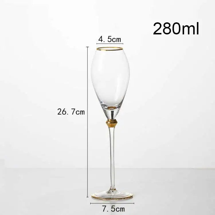 Kit Taças de Cristal para Champanhe 2pcs