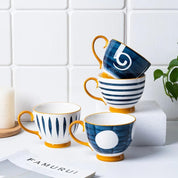 Caneca de Cerâmica Pintada à Mão - 450ml