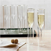 Taças Tubo de Cristal Kit 2 Pcs