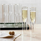 Taças Tubo de Cristal Kit 2 Pcs