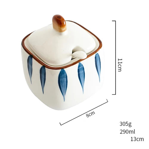 Kit Potes de Cerâmica para Temperos