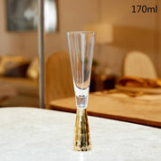 Taça Cocktail em Cristal Dourada