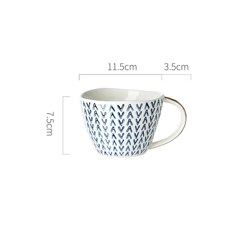 Caneca de Cerâmica Criativa 400ml - Design Moderno